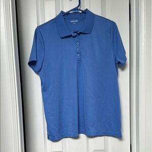 Lands End Blue Women's Polo Shirt